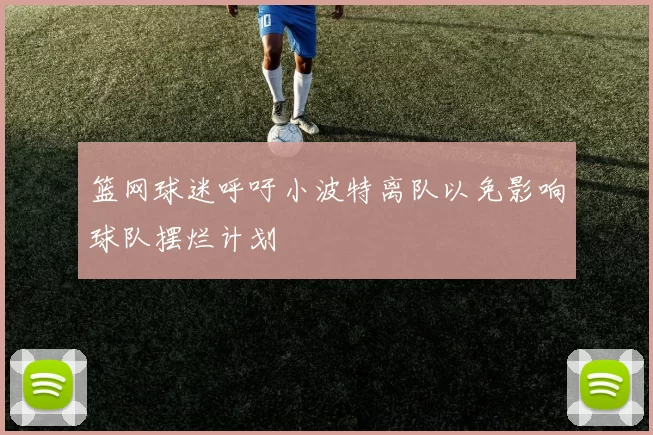 篮网球迷呼吁小波特离队以免影响球队摆烂计划